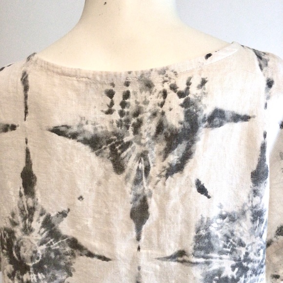 Bellambia Tie-Dye Linen Top - Picture 7 of 12